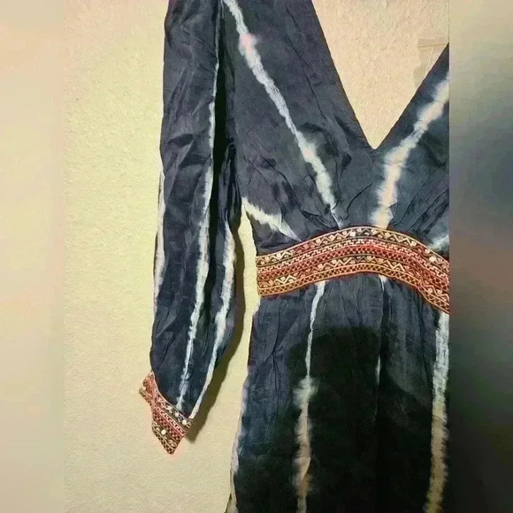 New Verb by Pallavi Singhee Beaded Tie-Dye Mini Dress - Picture 6 of 7